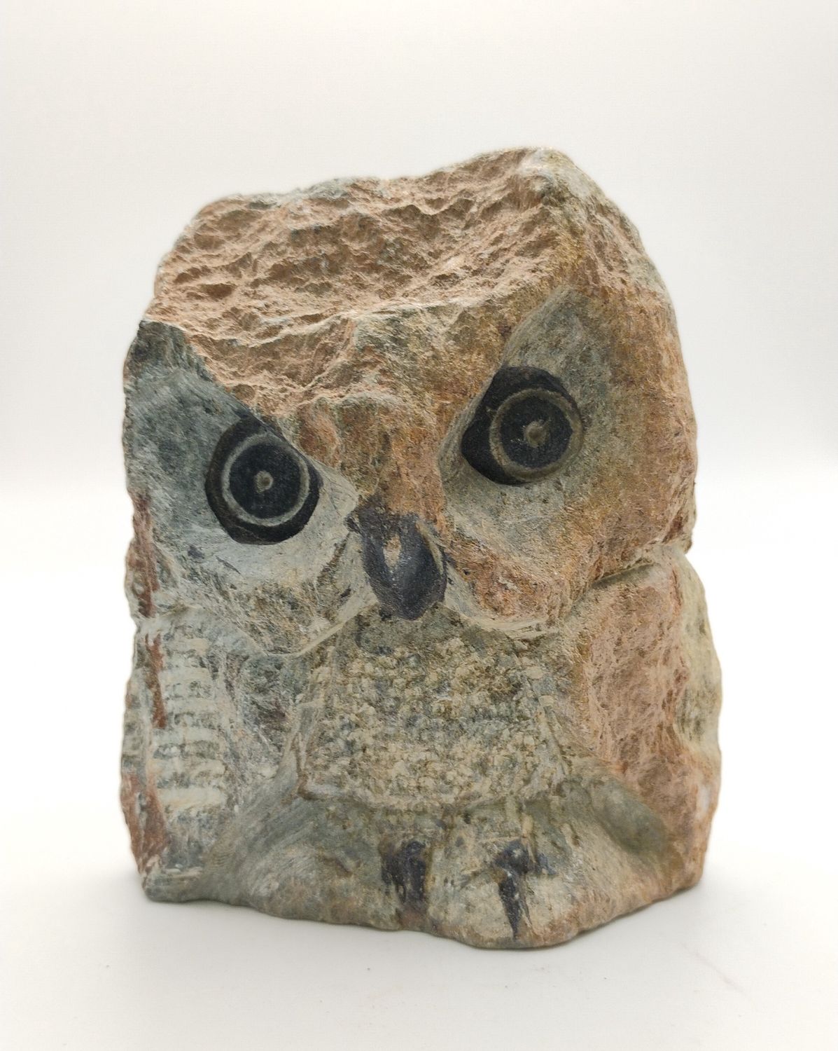 Stone Owl Carving - Lot 7