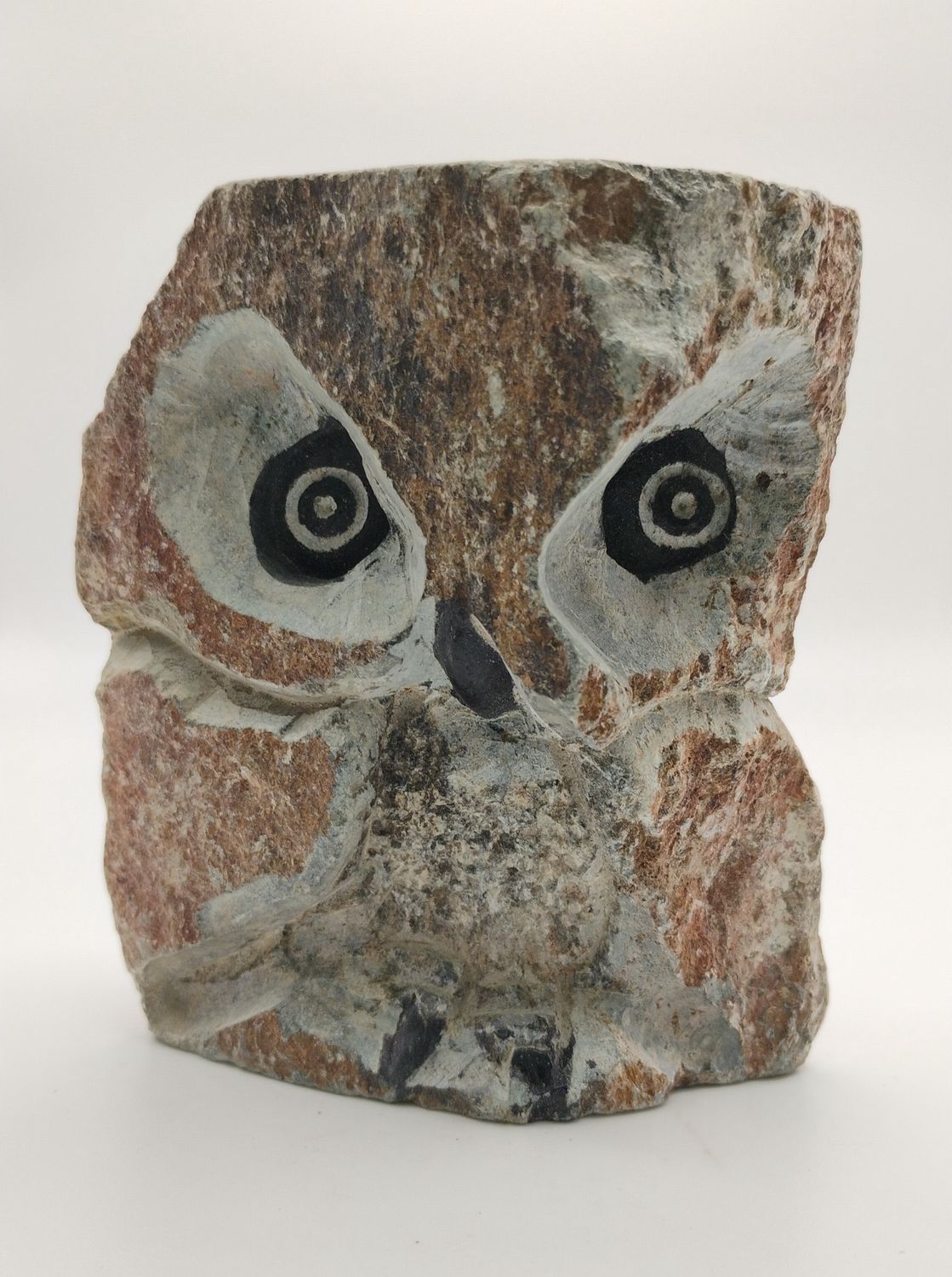Stone Owl Carving - Lot 9