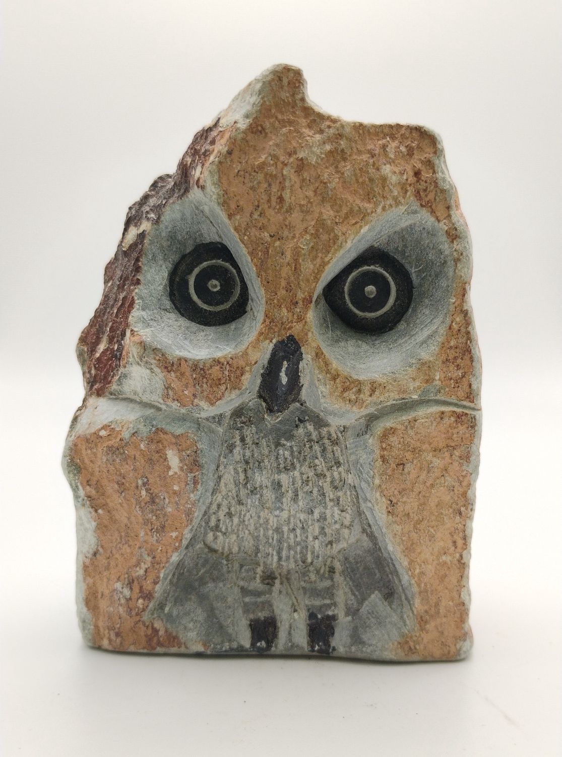Stone Owl Carving - Lot 10