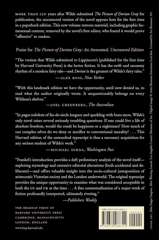 Uncensored Picture of Dorian Gray, The