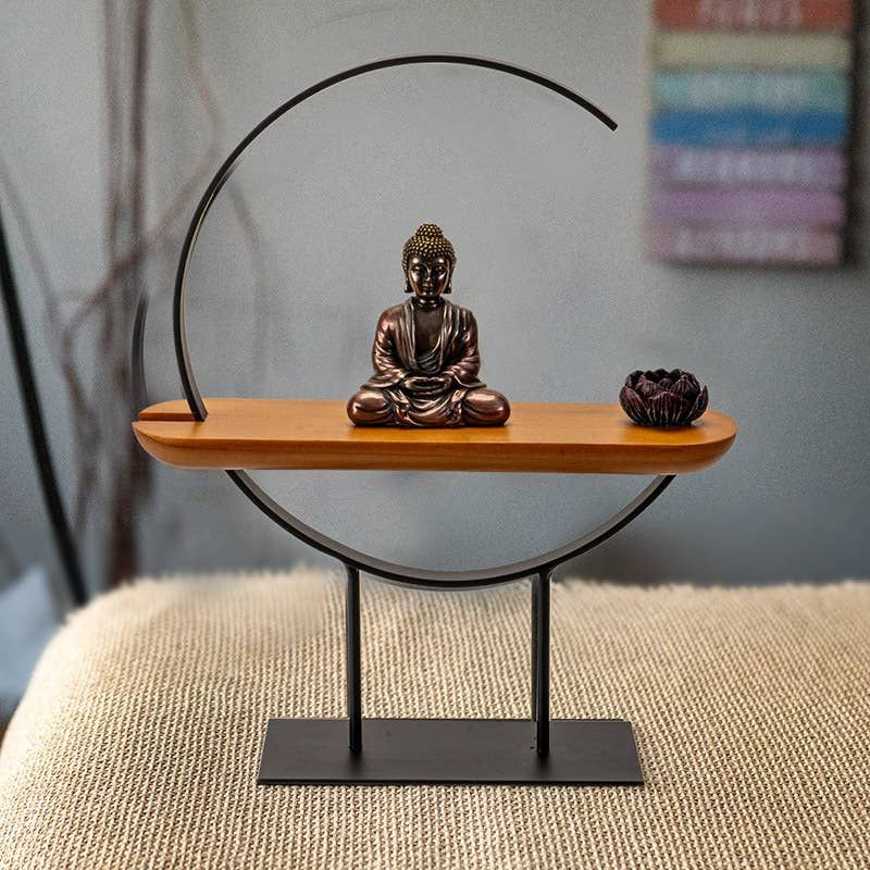 Sitting Buddha Incense Decorative Stand