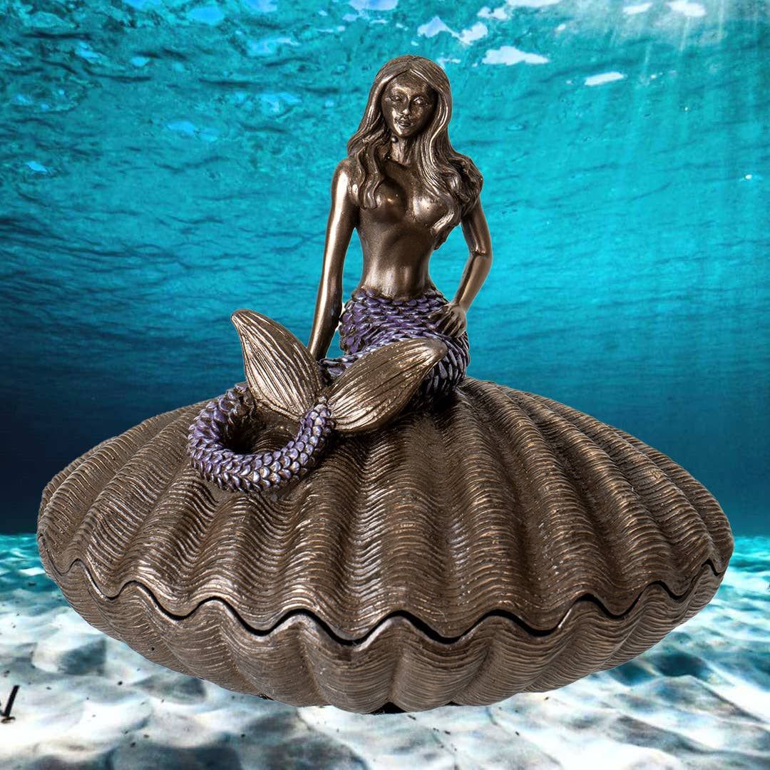 Mermaid on Shell Box