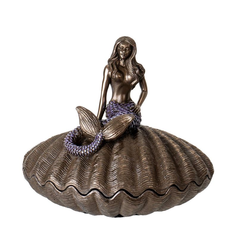 Mermaid on Shell Box