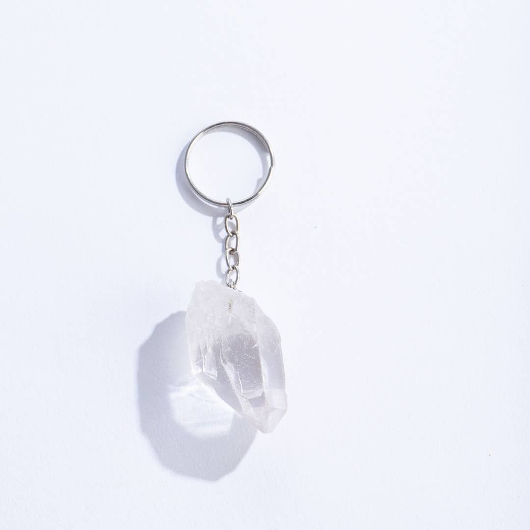 Quartz Crystal (Keychain) - Crafted in Brazil