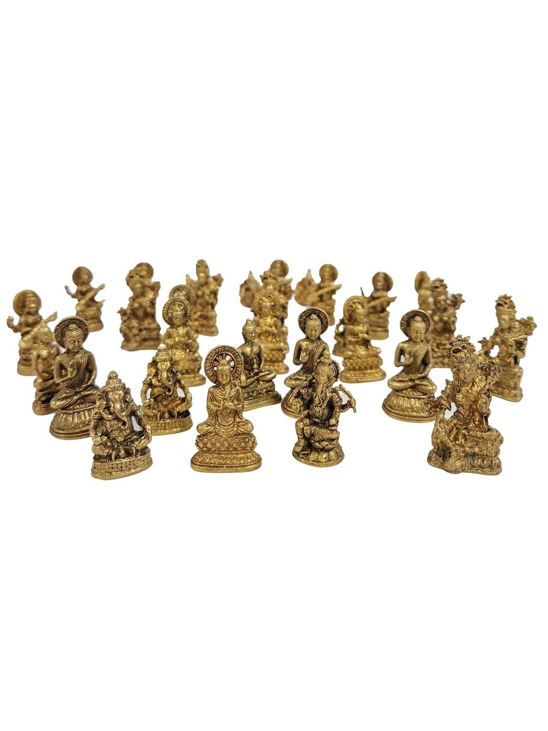 Pocket Mini Brass Statue