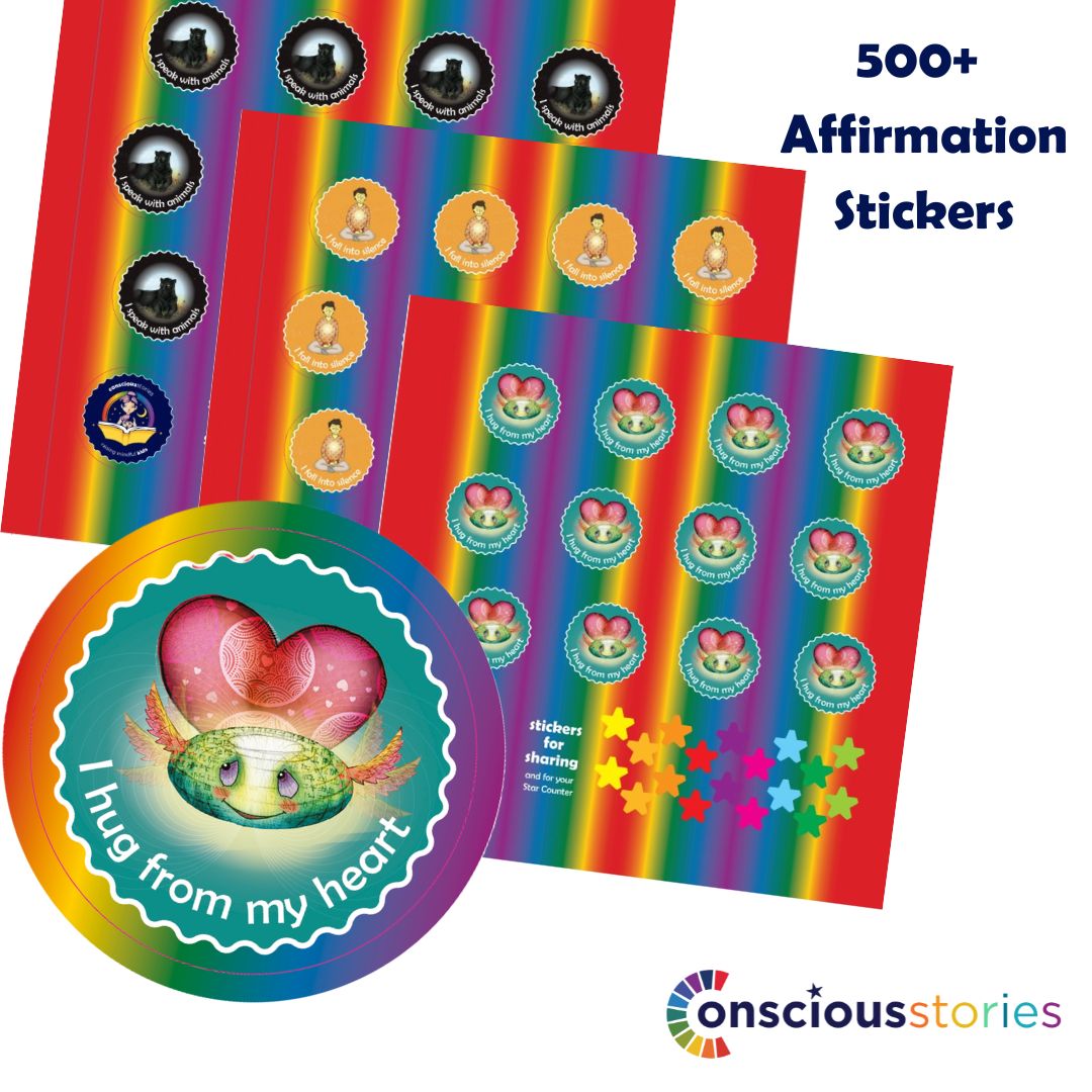 500+ Affirmations Sticker Pack. Bringing the core lesson of each story to life.
