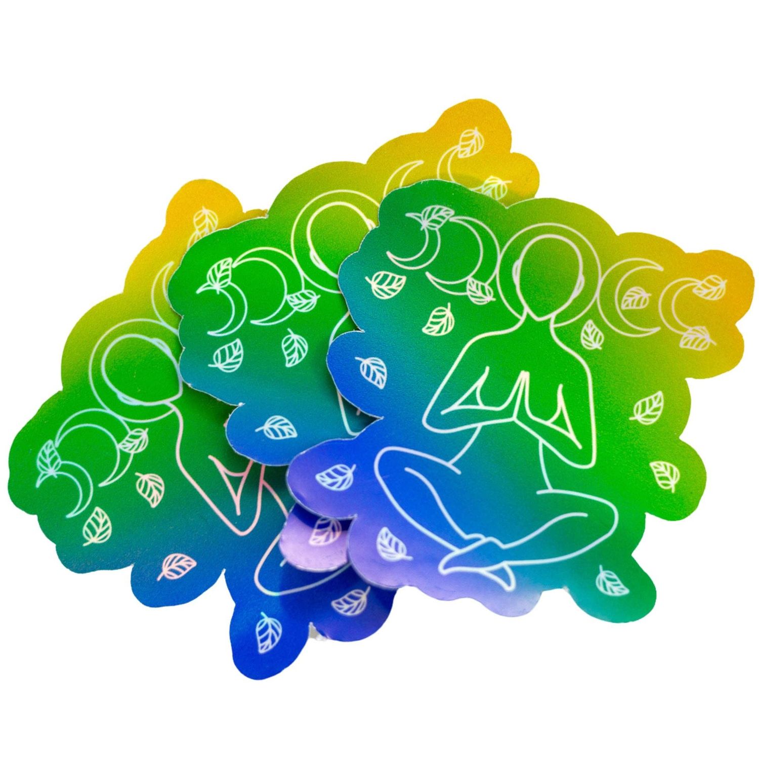 Chakra Holographic Stickers - Chakra Meditation