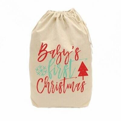 Canvas Christmas Gift Sack - Gift Bag