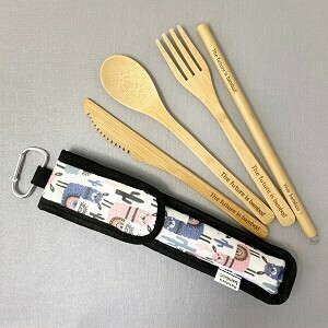 THE FUTURE IS BAMBOO - BAMBOO UTENSILS KITS, 5 ITEMS!