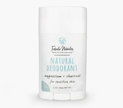 Natural Baking Soda Free Deodorant (unscented magnesium + charcoal).