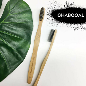 The Future is Bamboo--Adult Soft Bamboo & Charcoal Toothbrush