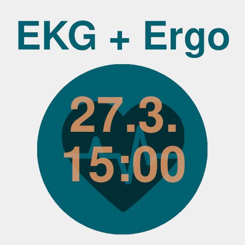 Doppelkurs: EKG und Ergometrie für MFA 27.3.2026 um 15:00