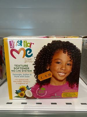 Just For Me Texture Softener No-Lye System Children’s for Fine Medium or Coarse Hair
