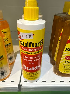 Sulfurs8 Medicated Dandruff Treatment For Braids