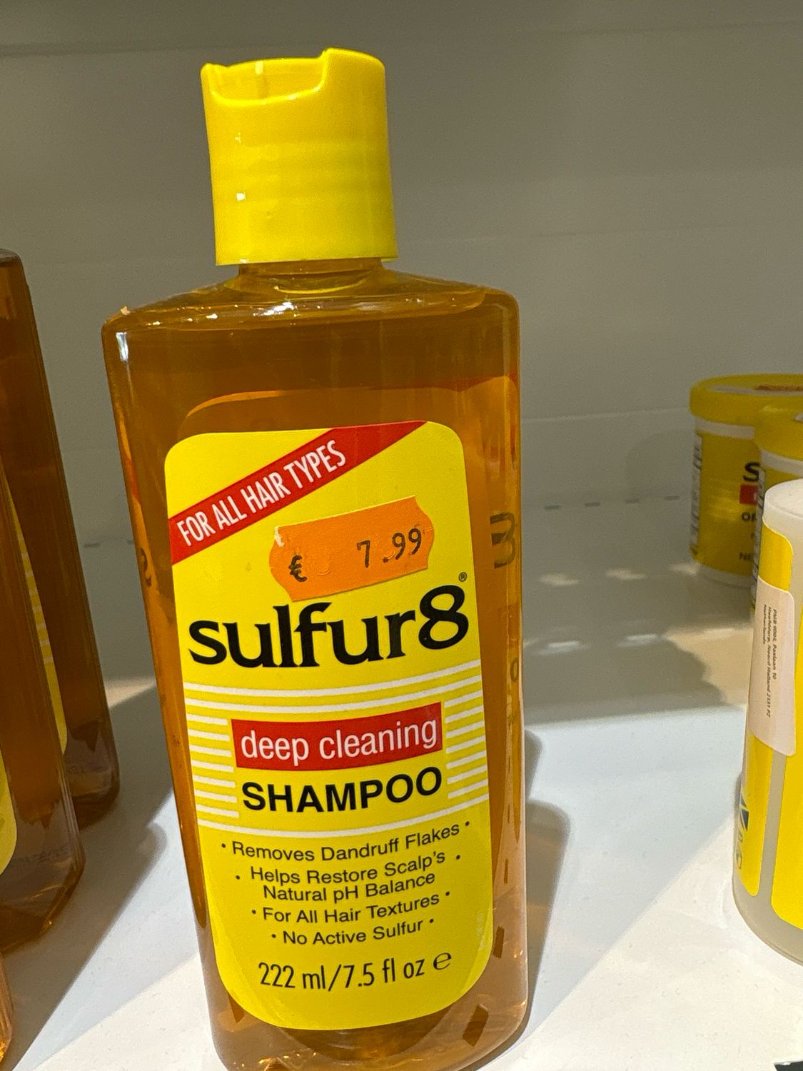 Sulfur8 deep cleaning shampoo 222ml