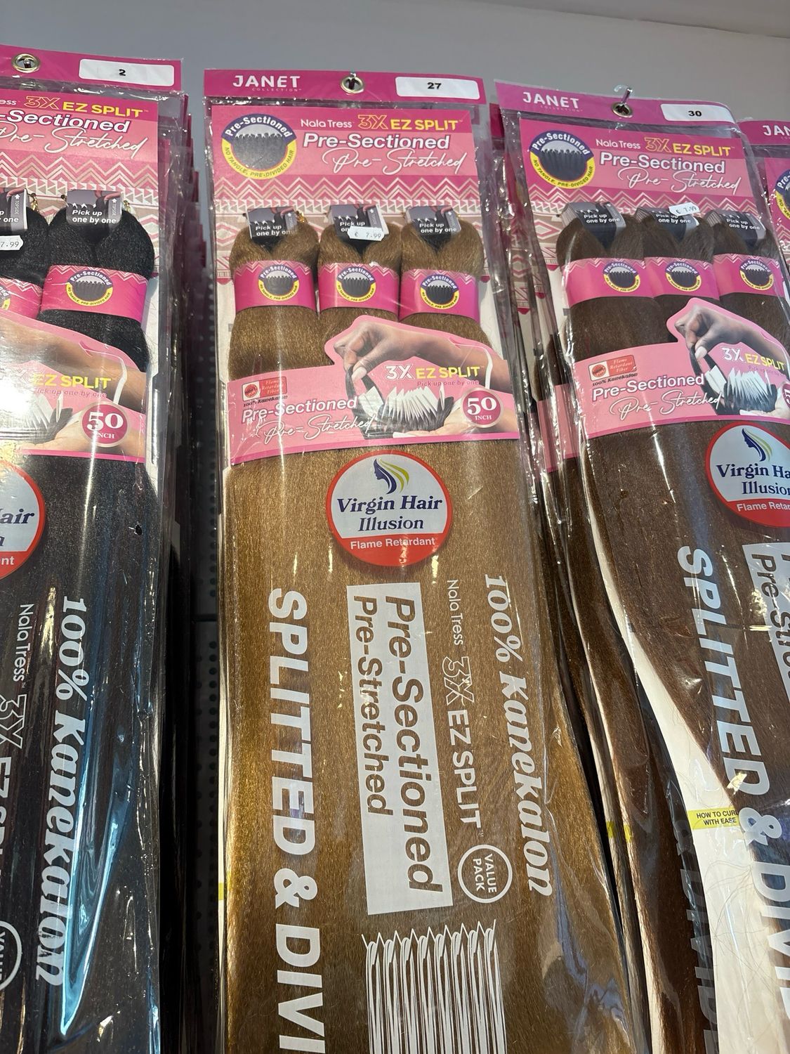 Janet Collection 27 Pre Sectioned Pre Stretched 3x