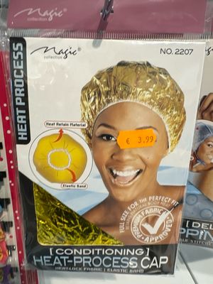 Magic Collection Conditioning Heat Process Cap Heat Lock Fabric Elastic Brand