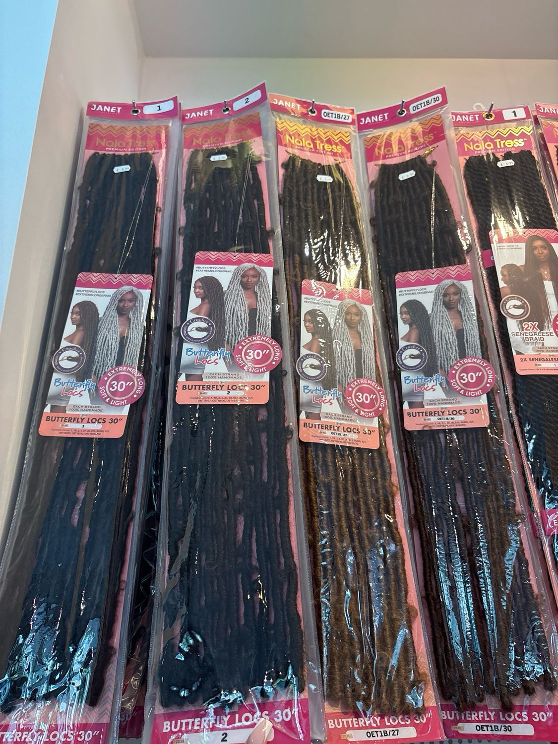 Janet Butterfly Locs 30” Color 2