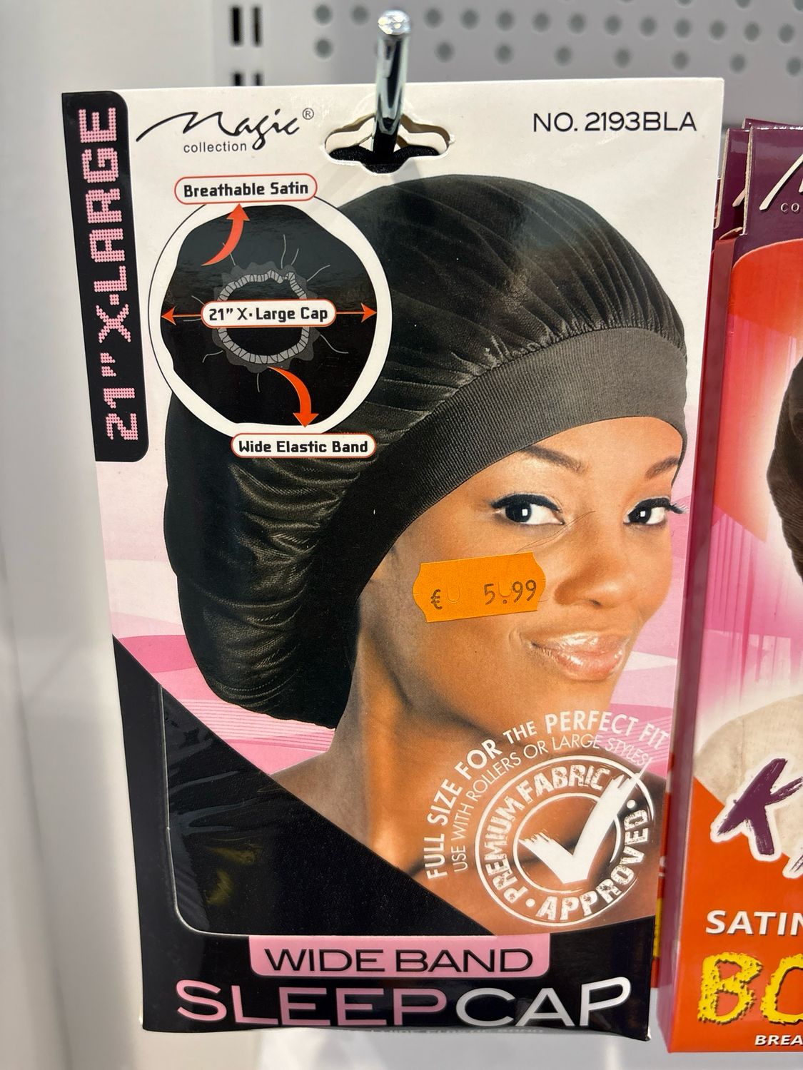 Magic Collection Wide Band SleepCap black Magic Collection Wide Band SleepCap black