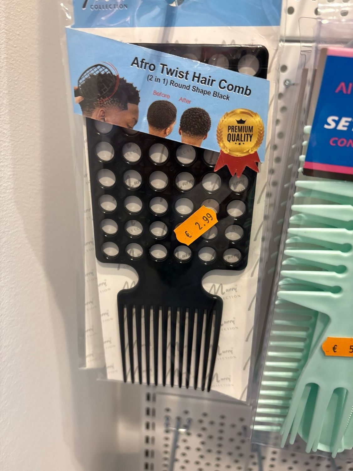 Murry Collection Afro Twist Hair Comb
