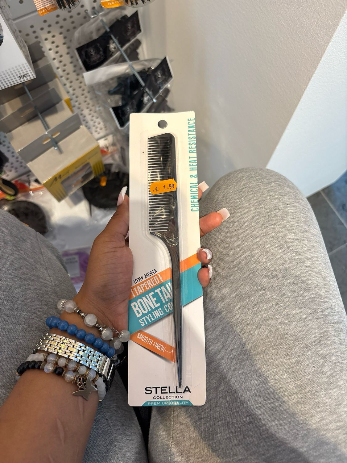Bone Tail Styling Comb