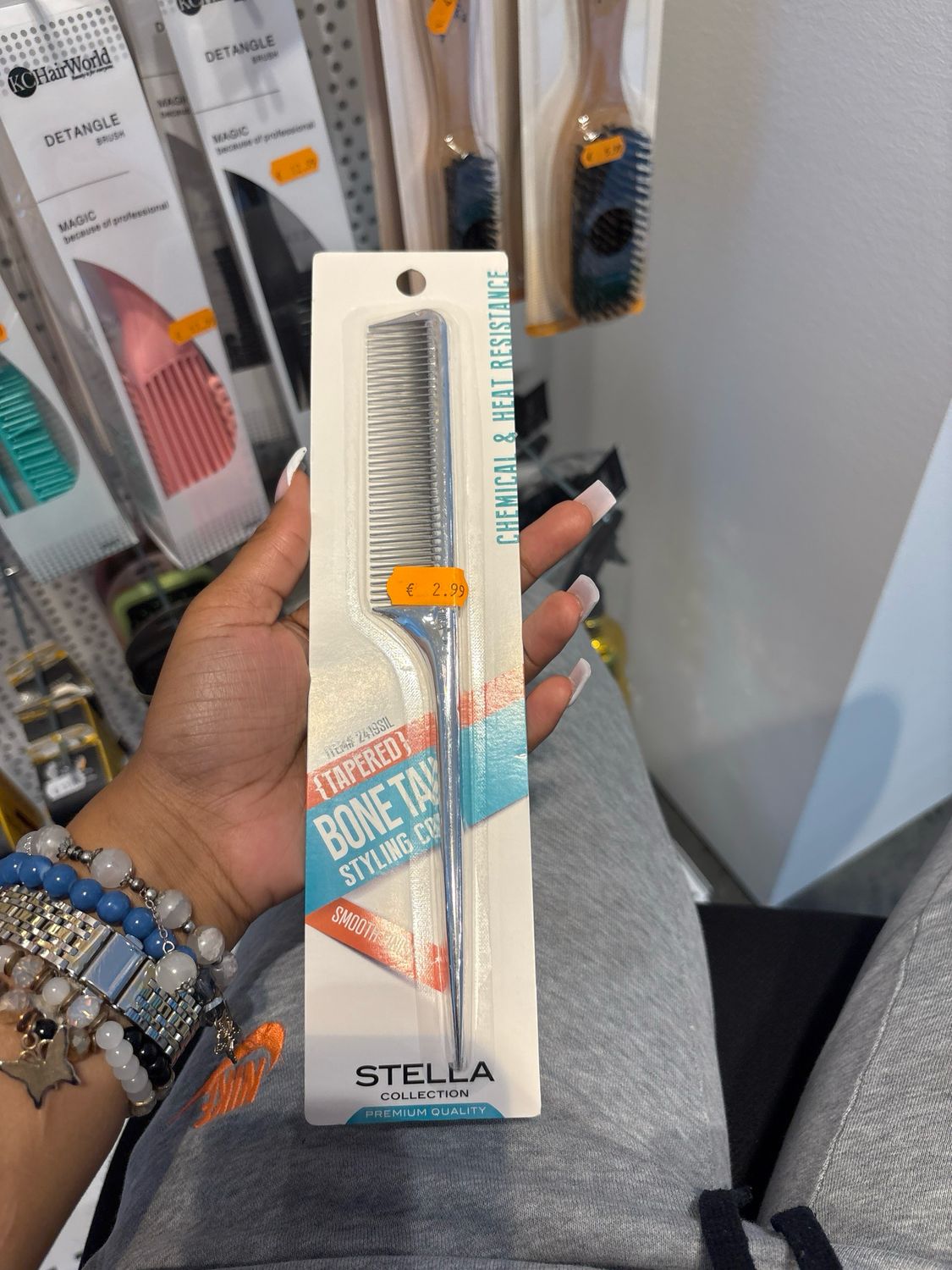 Bone Tail Styling Comb Bone Tail Styling Comb