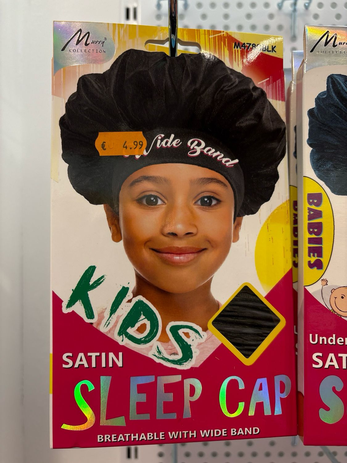 Murry Collection Wide Brand Kids Satin Sleep CAP