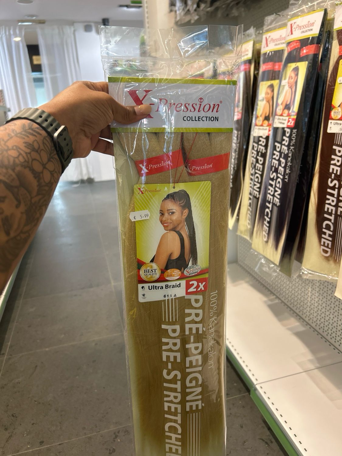 X- PRESSION PRE- STRETCHED ULTRA BRAID 613A X- PRESSION PRE- STRETCHED ULTRA BRAID 613A