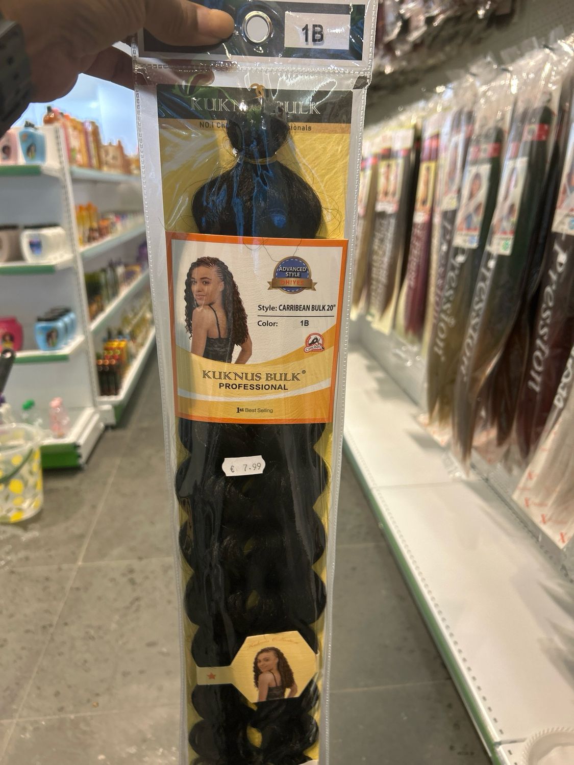 KUKNUS BULK PROFESSIONAL STYLE: CARRIBEAN BULK 20” COLOR 1B