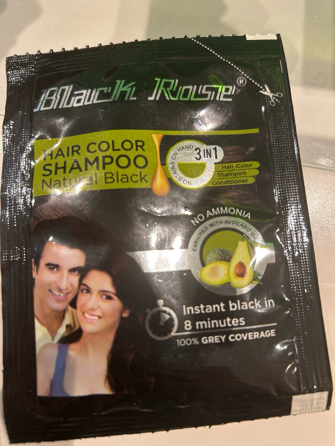 Black Rose Hair Shampoo (Natural Black)