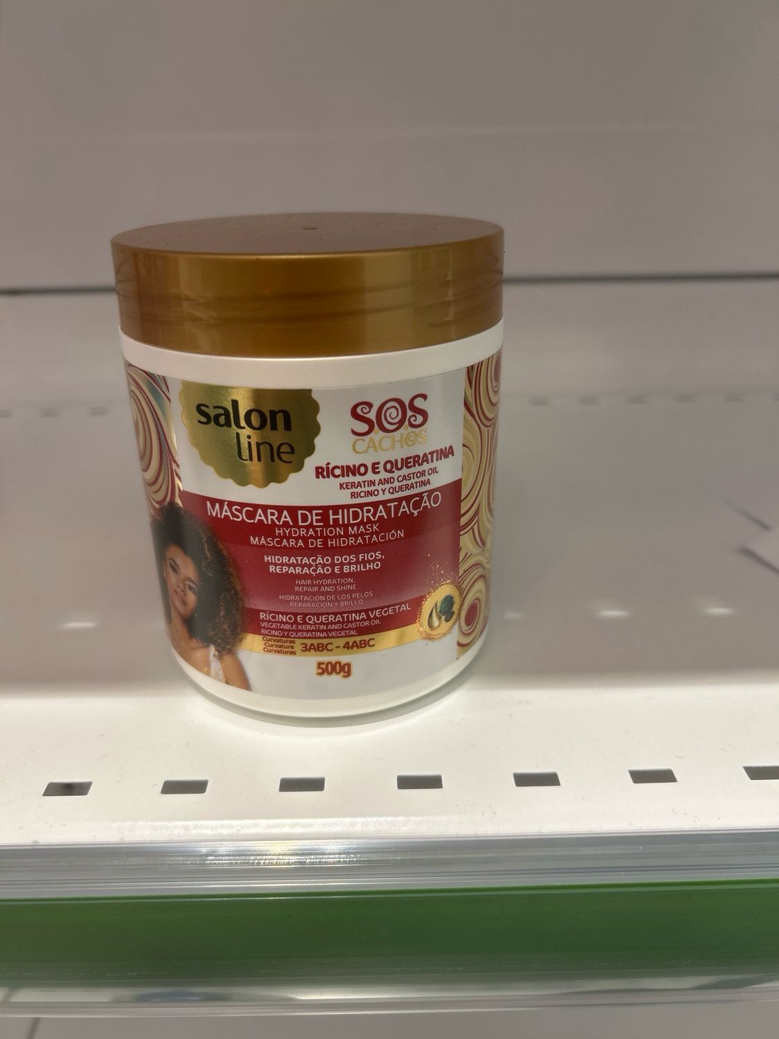 SALON LINE S.O.S CACHOS KERATIN AND CASTOR OIL