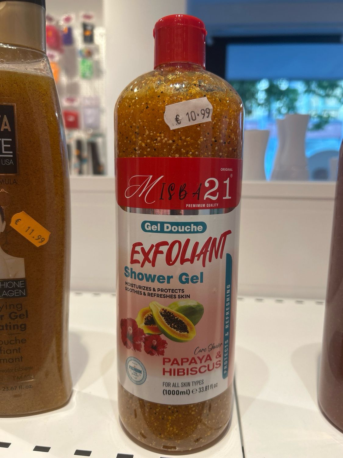 MISBA 21 GEL DOUCHE EXFOLIANT SHOWER GEL PAPAYA&amp;HIBISCUS