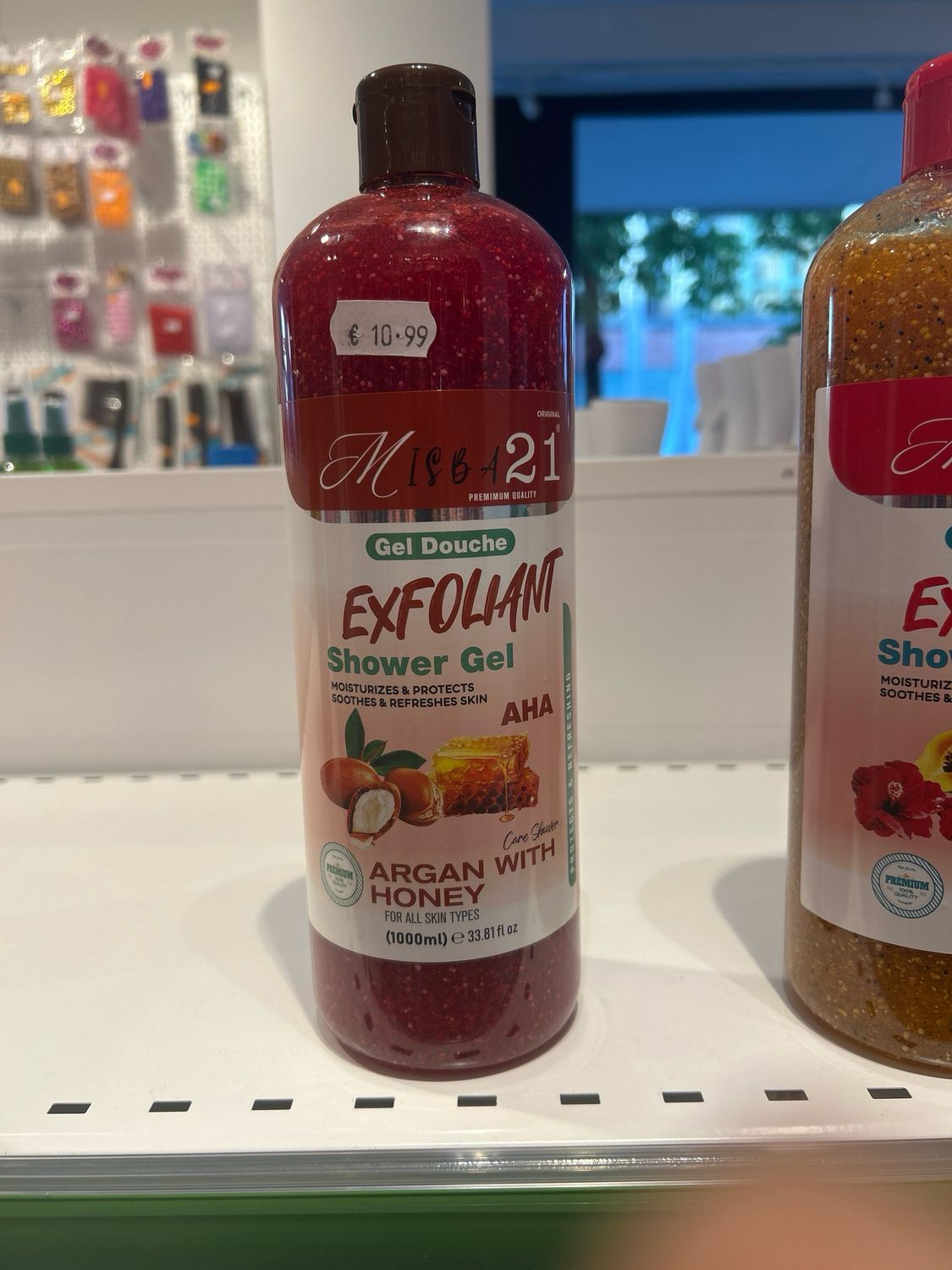 MISBA 21 GEL DOUCHE EXFOLIANT SHOWER GEL ARGAN WITH HONEY