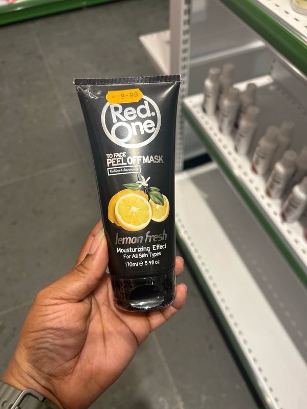 RED ONE TO FACE PEEL OFF MASK LEMON FRESH