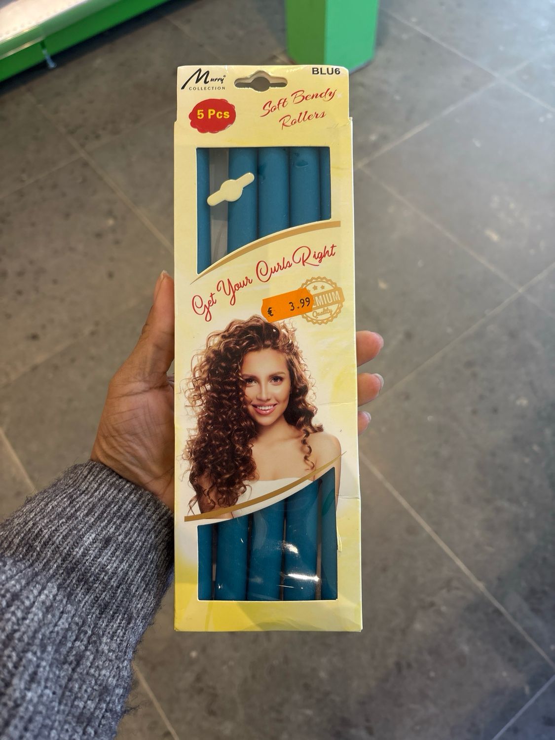 SOFT BENDY ROLLERS BLU 6