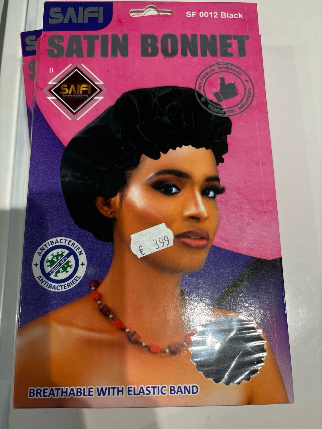 SAIFI SATIN BONNET SF 0012 BLACK