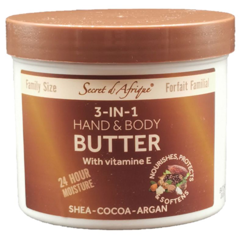 Secret d Afrique 3-in-1 Hand &amp; Body Butter Family Size