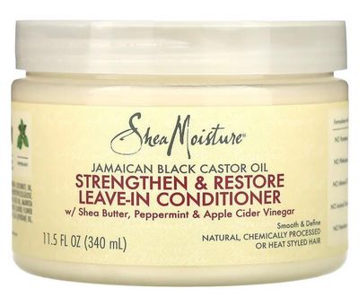Shea moisture Jamaican black Castor oil strengthen &amp; restore leave- in conditioner