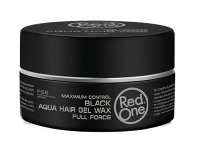 Red One Black Aqua Hair Gel Wax Full Force Maximum Control