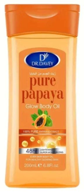 Dr Davey Pure Papaya Glow Body Oil