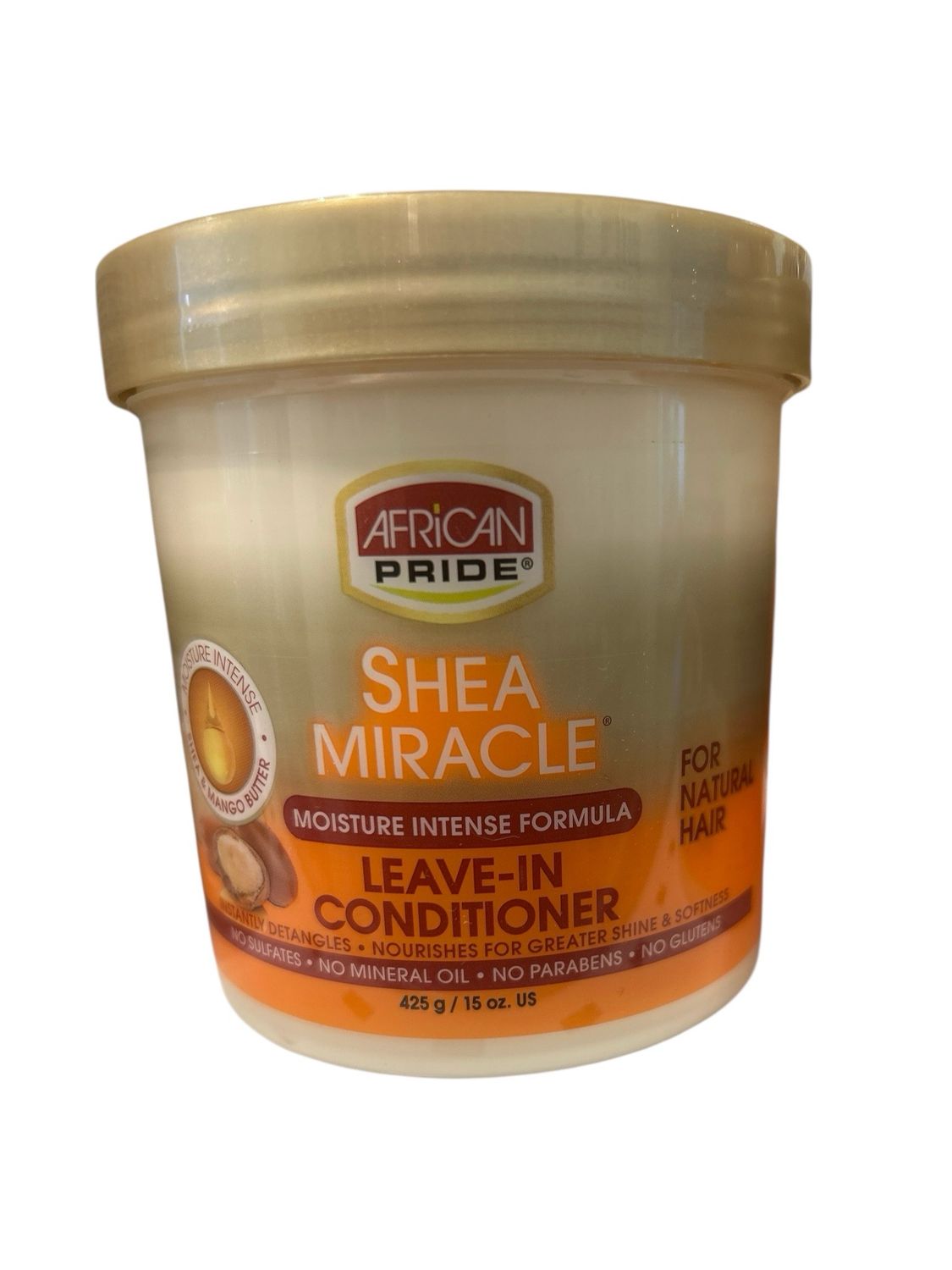 AFRICAN PRIDE SHEA MIRACLE MOISTURE INTENSE FORMULA LEAVE-IN CONDITIONER AFRICAN PRIDE SHEA MIRACLE MOISTURE INTENSE FORMULA LEAVE-IN CONDITIONER