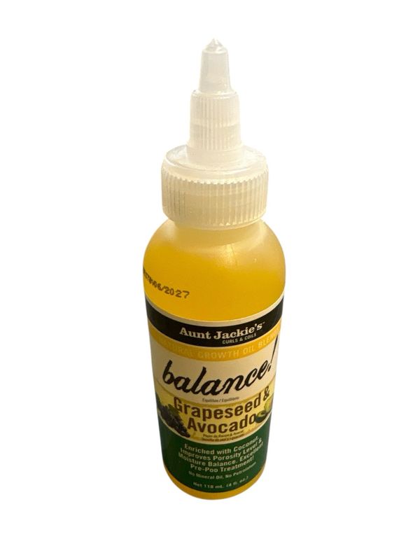 Aunt Jackie’s Balance Grapeseed &amp; Avocado Oil 118 ml