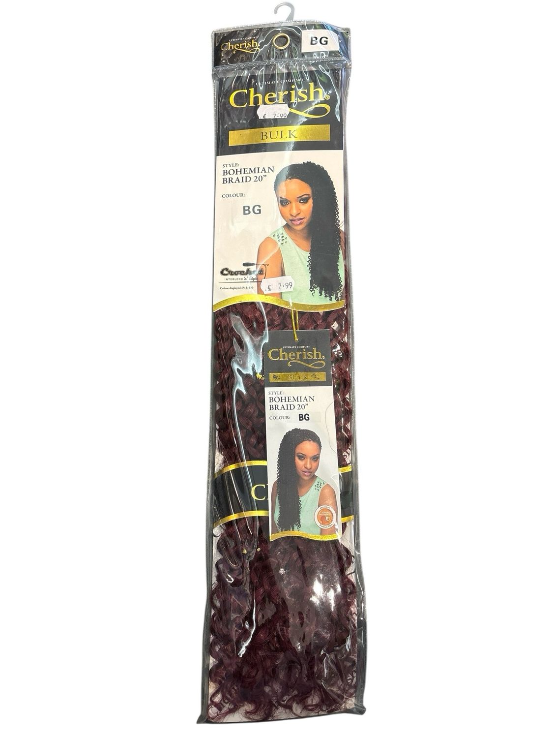 Cherish Bulk Bohemian Braid 20” Color BG