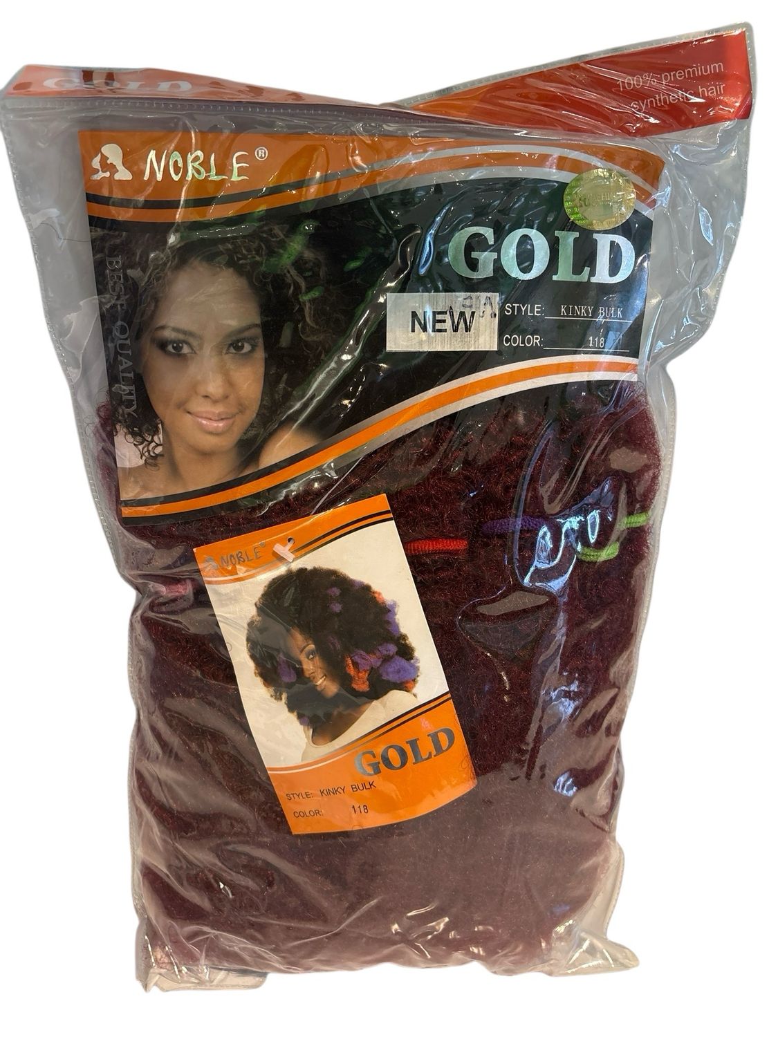 Noble Gold Kinky Bulk Color 118