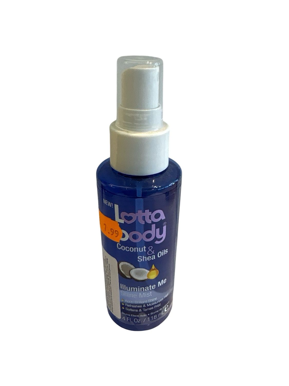 Lotta body coconut &amp; shea oils llluminate me shine mist