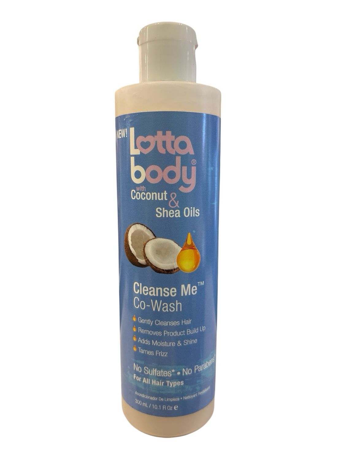 Lotta body whith coconut &amp; shea oil cleanse me co- wash