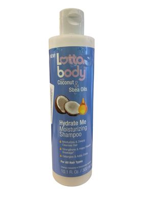 Lotta body with coconut &amp; shea oils hydrate me  moisturizing shampoo
