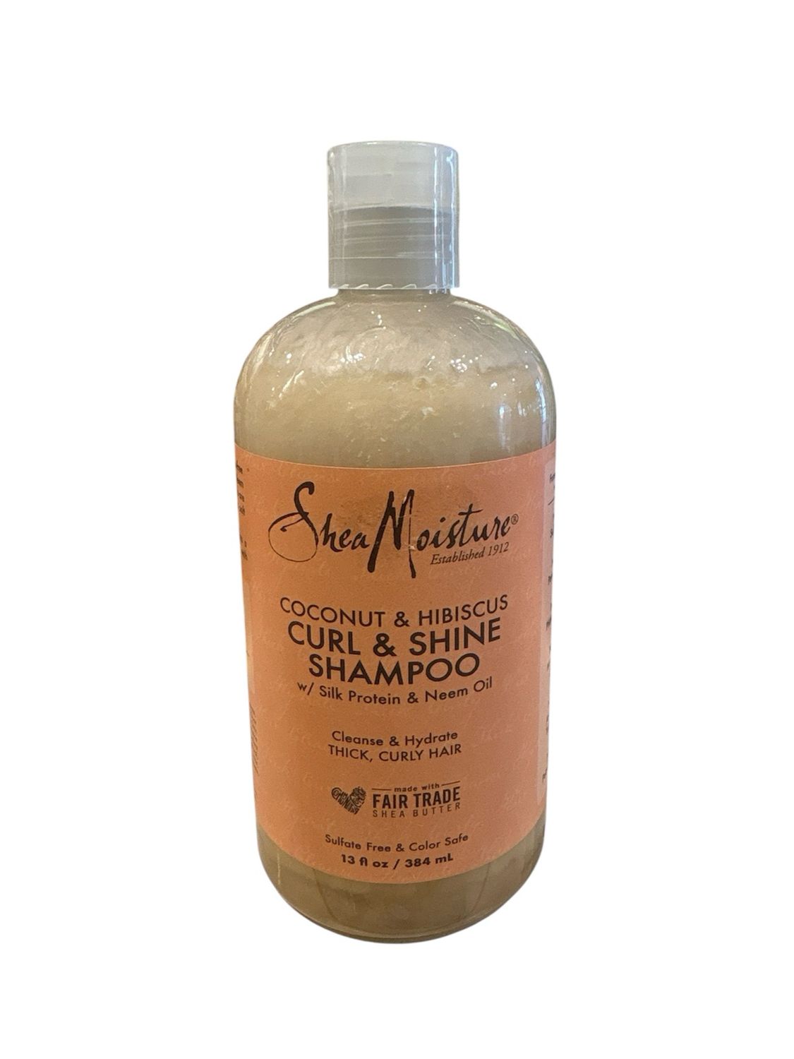 Shea moisture coconut &amp; hibiscus curl &amp; shine shampoo