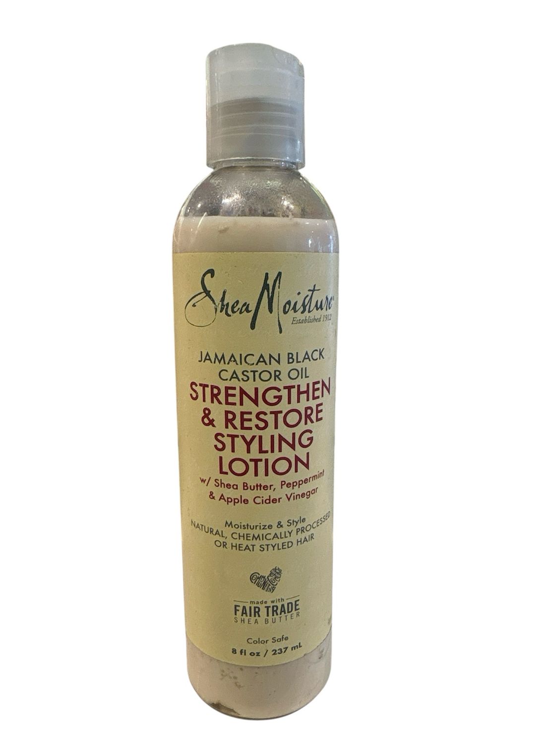 Shea moisture Jamaican black castor oil strengthen &amp; restore styling lotion