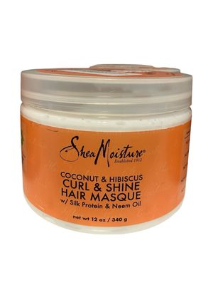 Shea moisture coconut &amp; hibiscus curl &amp; shine hair masque